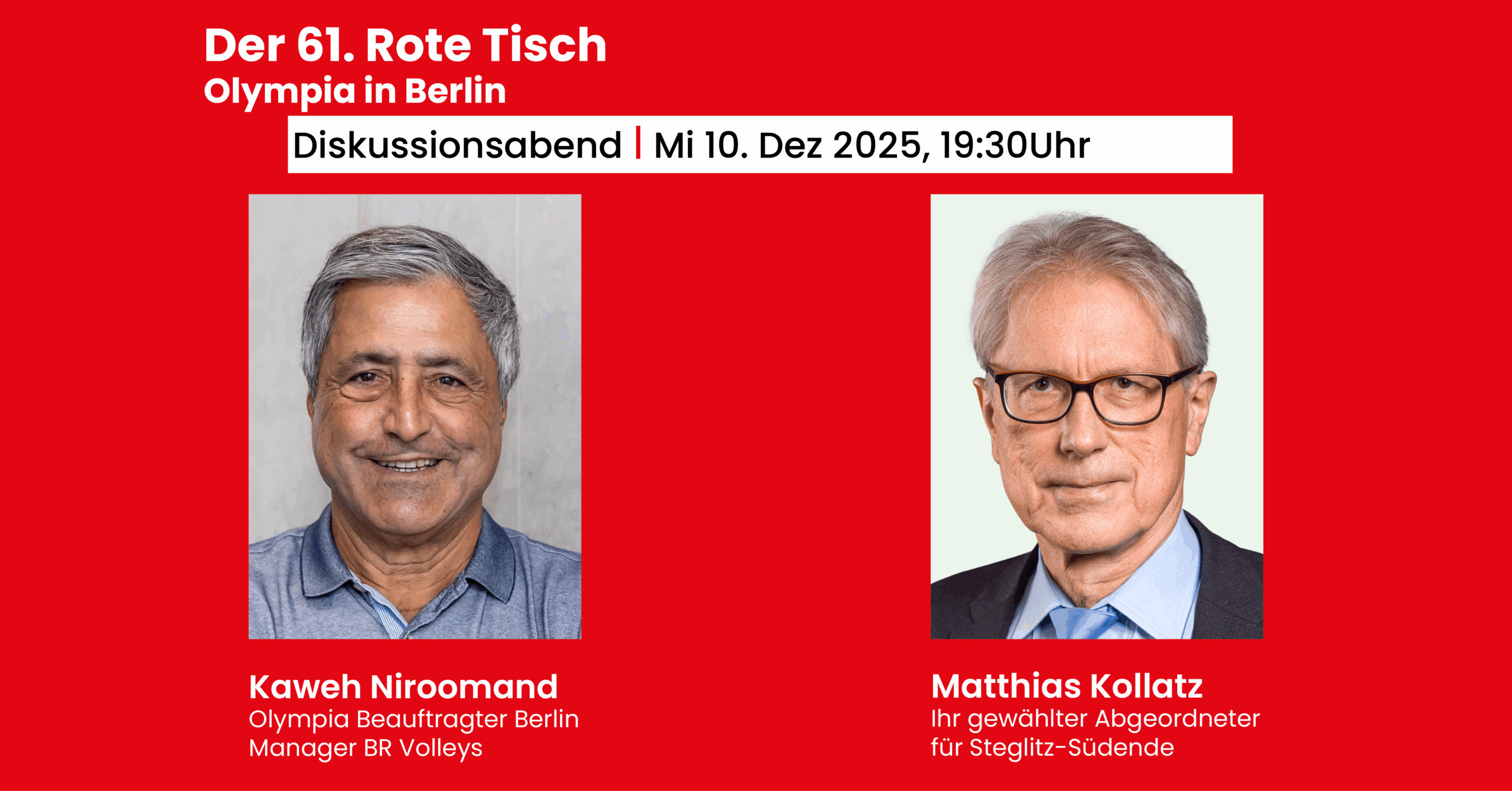 Der 61. Rote Tisch mit Kaweh Niroomand 1